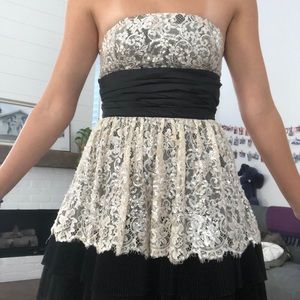 Black and Silver Dress